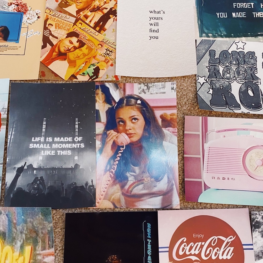 COPY - 70 pc aesthetic wall collage kit